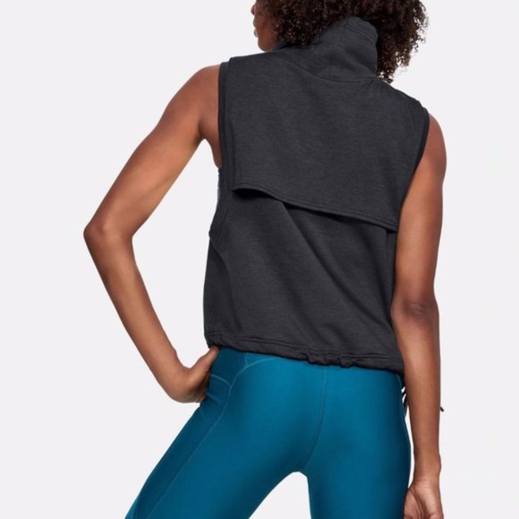Under Armour Featherweight Fleece Sleeveless Funnel Neck - Picture 3 of 9